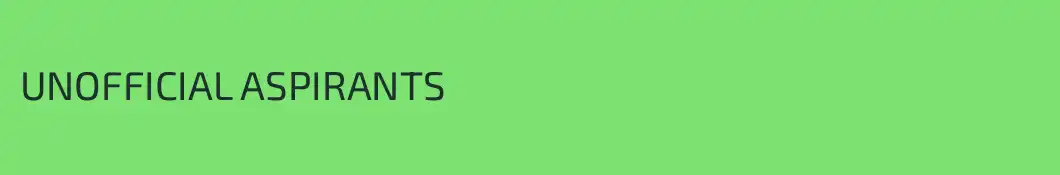 UNOFFICIAL ASPIRANTS